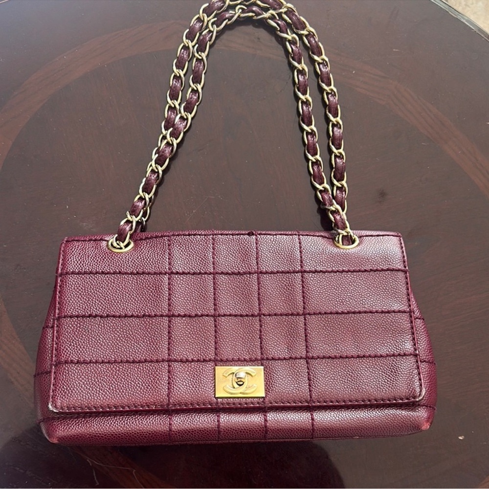 Rare Vintage 90s Chanel full flap bag